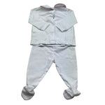 Isabel & Martinez Completo 2 Pezzi Shirt-Ghettina Tinta Unita per Neonata IM25N436 BIANCO ISABEL & MARTINEZ 