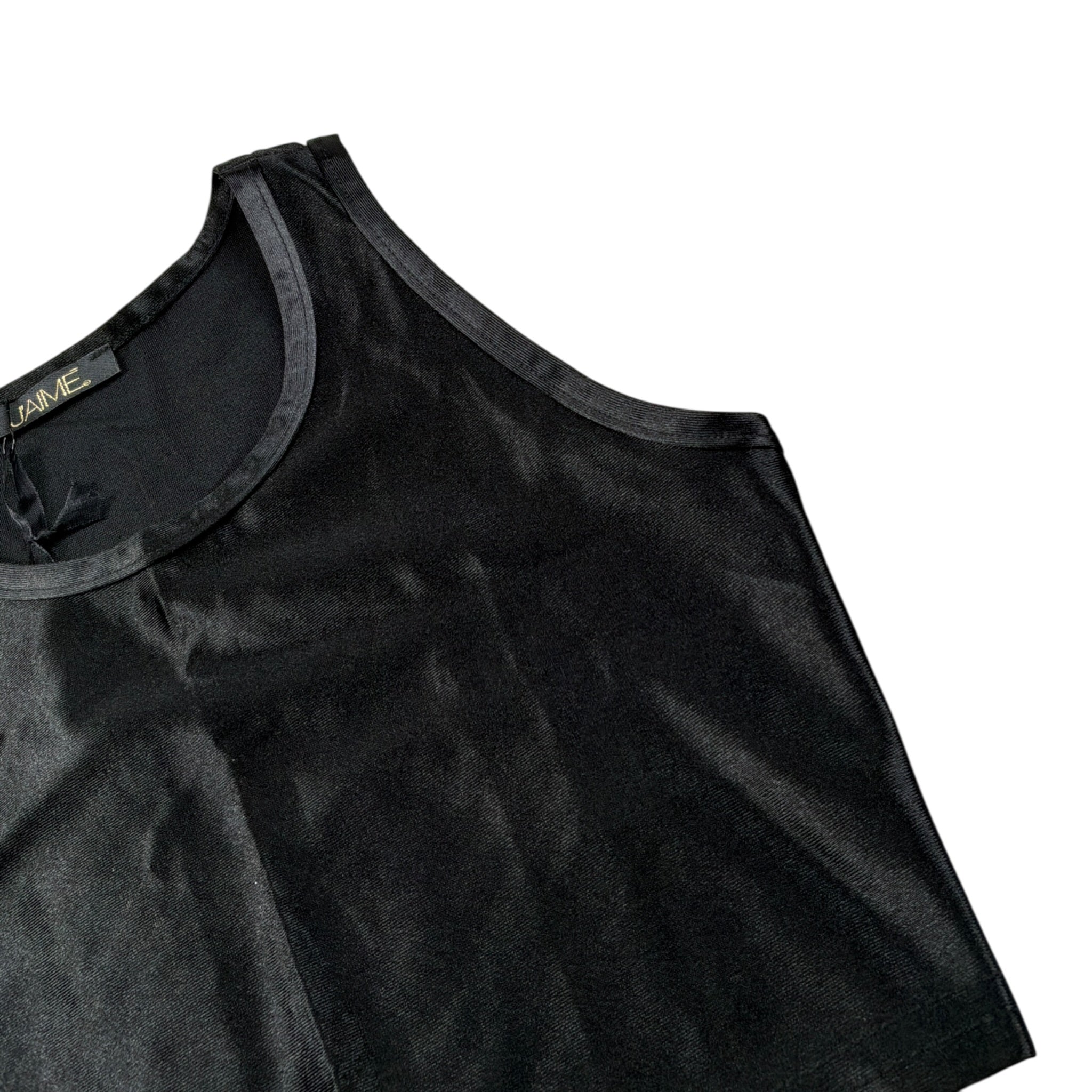 J'Aime' Top Giromanica tinta unita Nero per Bambina 5117G NERO J'AIME' 