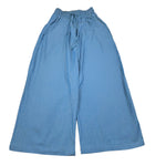 J'Aime' Pantalone tinta unita Modello A Palazzo Azzurro per Bambina JG414225PA AZZURRO J'AIME' 