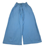 J'Aime' Pantalone tinta unita Modello A Palazzo Azzurro per Bambina JG414225PA AZZURRO J'AIME' 