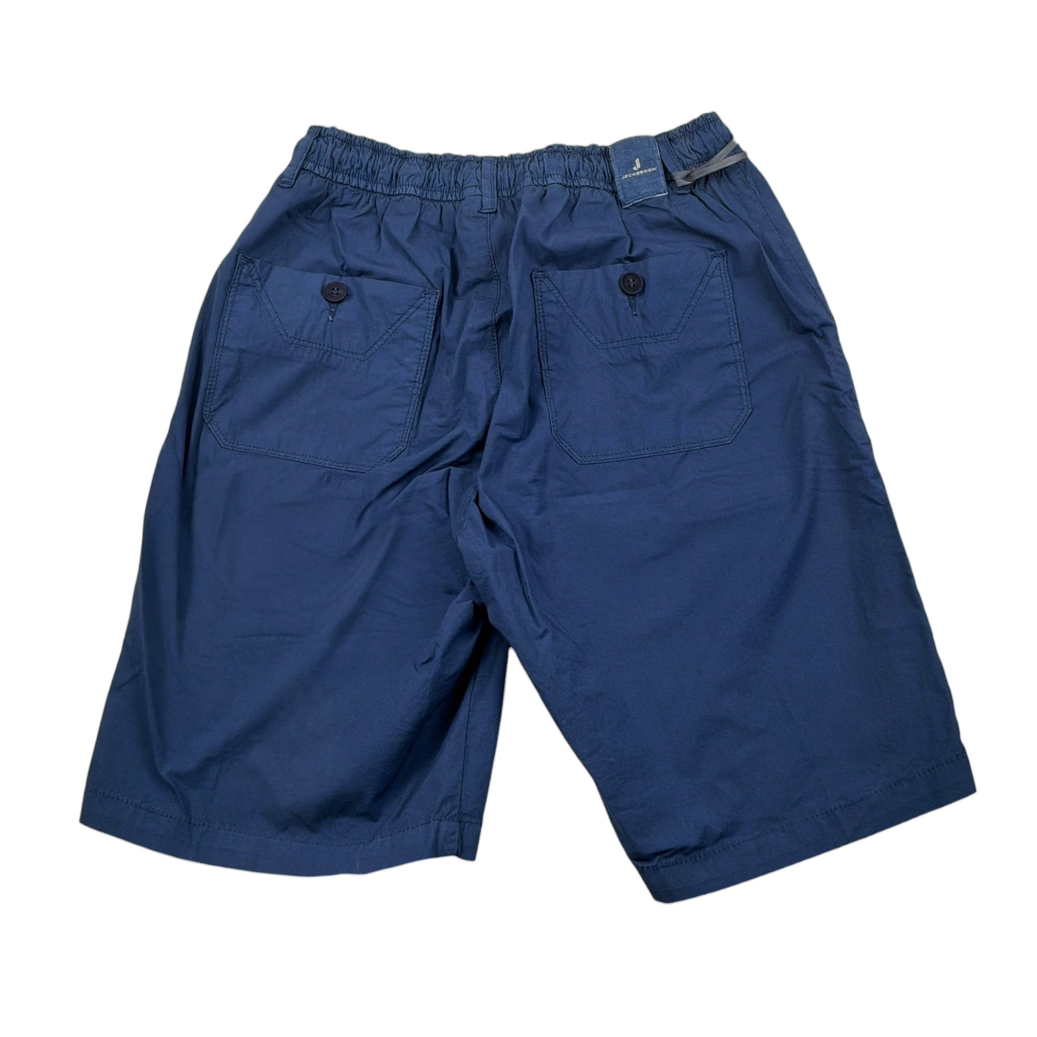 Jeckerson Bermuda Tinta Unita con Elastico In Vita per Bambino J3858 BLU JECKERSON 