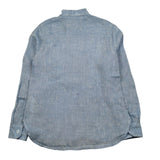Jeckerson Camicia Manica Lunga Tinta Unita Collo Coreano per Bambino J3897 AZZURRO JECKERSON 