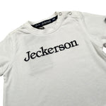 Jeckerson T-Shirt Girocollo tinta unita con Stampa Bianco per Neonato JN3459 BIANCO JECKERSON 