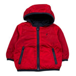 Jeckerson Giubbino Tinta Unita con Zip E Cappuccio per Neonato JN4015 ROSSO JECKERSON 
