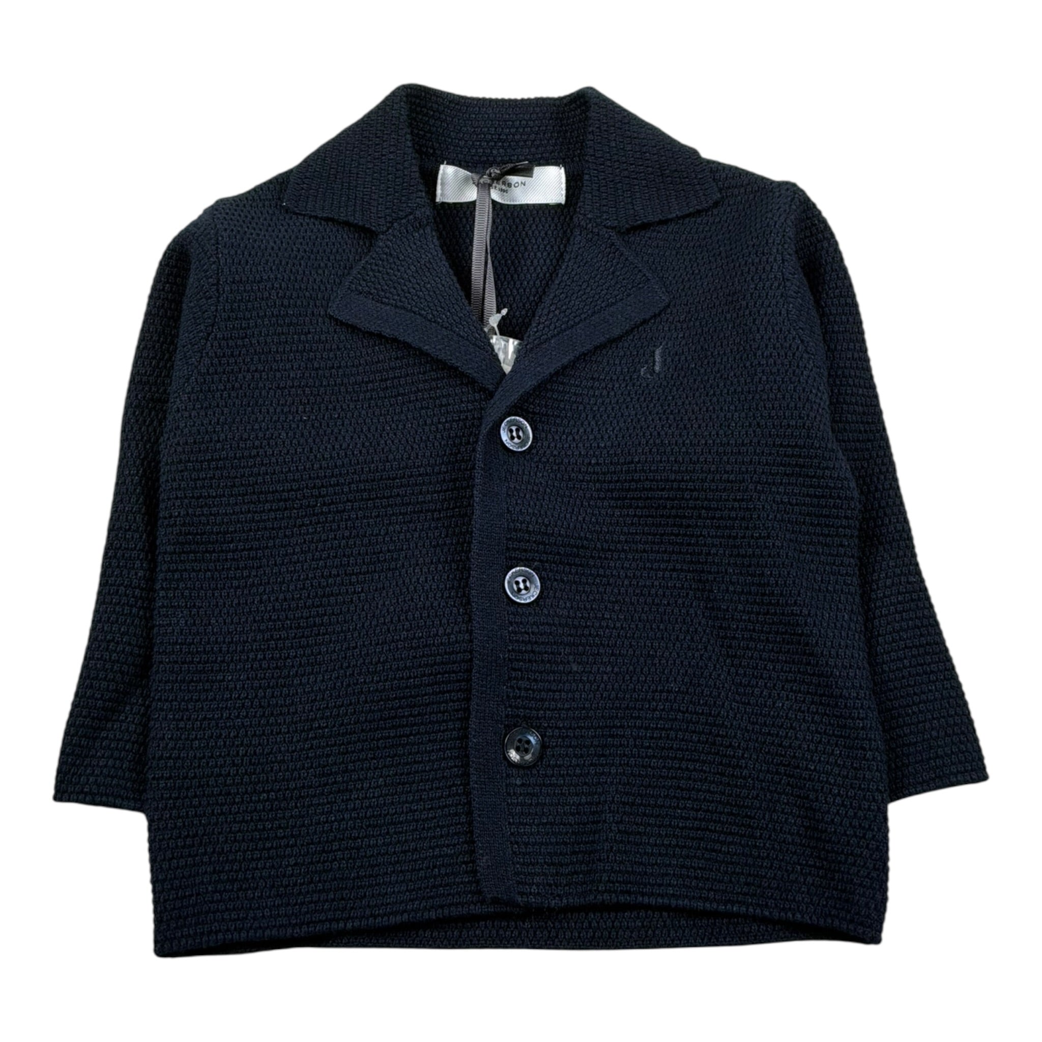 Jeckerson Cardigan Tinta Unita In Filo per Neonato JN4124 BLU JECKERSON 