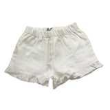 J.O. Milano Short Tinta Unita con Elastico In Vita per Neonata 174D2 BIANCO J.O. MILANO 