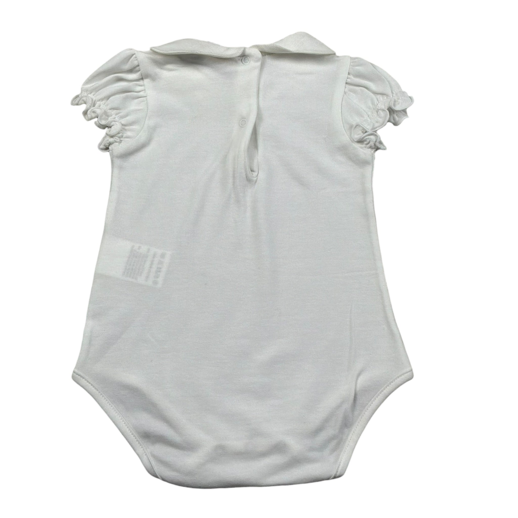J.O. Milano Body Mezza Manica tinta unita Panna per Neonata 571X1 PANNA J.O. MILANO 