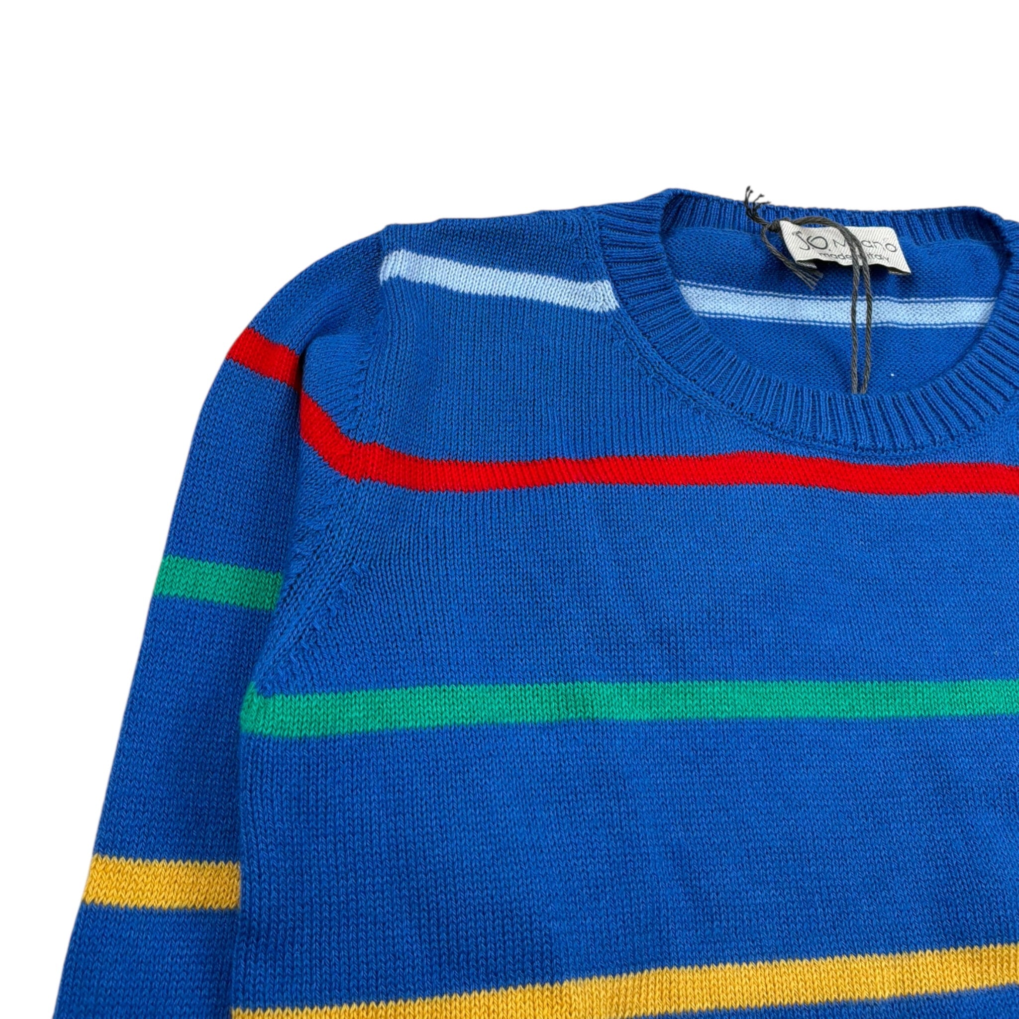 J.O. Milano Maglia Girocollo tinta unita Blu per Neonato 573D1 BLU J.O. MILANO 