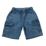 J.O. Milano Bermuda tinta unita In Denim Azzurro per Neonato 574N1N AZZURRO J.O. MILANO 