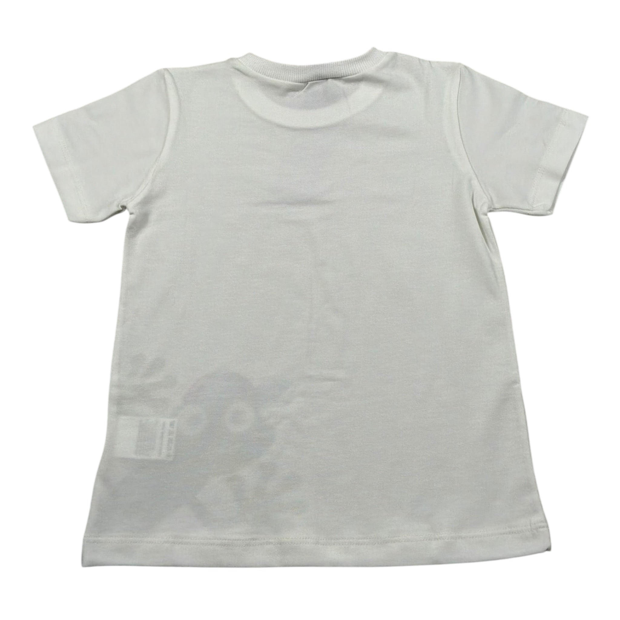 J.O. Milano T-Shirt Girocollo tinta unita con Stampe Panna per Neonato 576N2 PANNA J.O. MILANO 