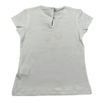 J.O. Milano T-Shirt Girocollo tinta unita con Stampa Bianco per Neonata 576Q5 BIANCO J.O. MILANO 