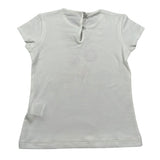 J.O. Milano T-Shirt Girocollo tinta unita con Stampa Bianco per Neonata 576Q5 BIANCO J.O. MILANO 