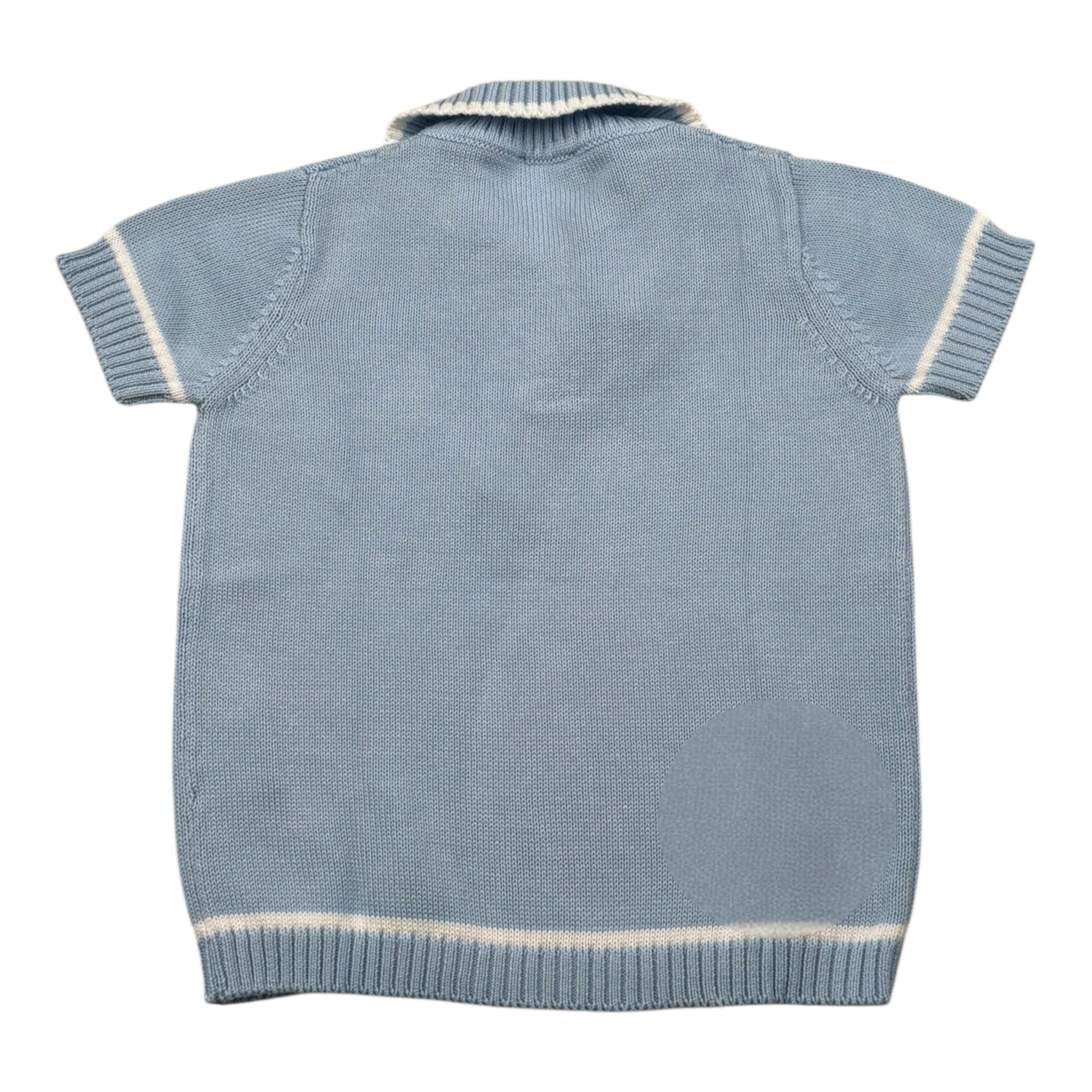 J.O. Milano Polo Mezza Manica Tinta Unita per Neonato 576Z6 AZZURRO J.O. MILANO 