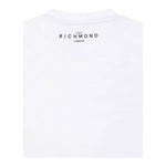 John Richmond T-Shirt Girocollo Tinta Unita con Stampa per Bambino RBP25003TSJ BIANCO JOHN RICHMOND 
