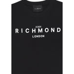 John Richmond T-Shirt Girocollo Tinta Unita con Stampa per Bambino RBP25003TSX NERO JOHN RICHMOND 
