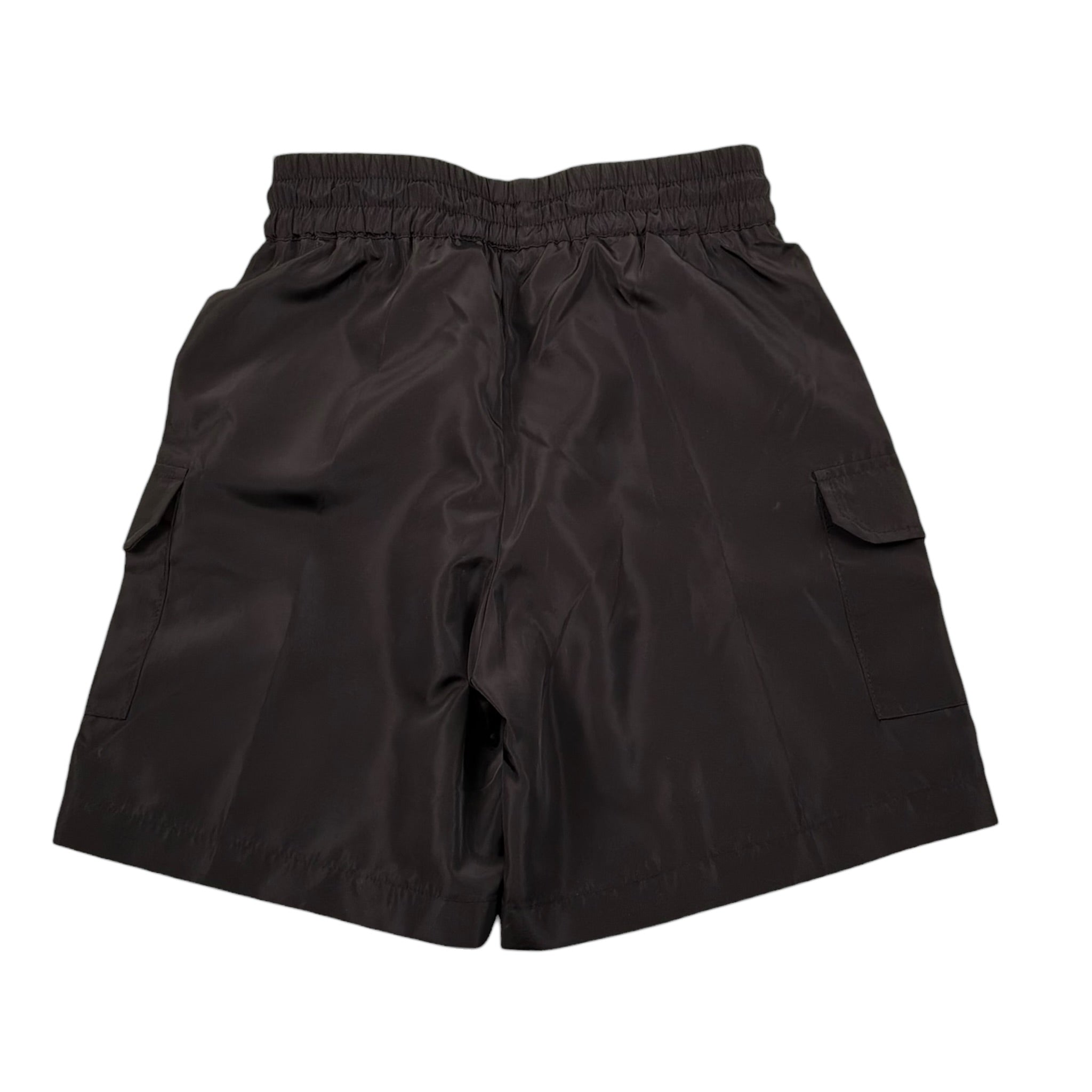 John Richmond Bermuda Tinta Unita con Elastico In Vita per Bambino RBP25047BE NERO JOHN RICHMOND 