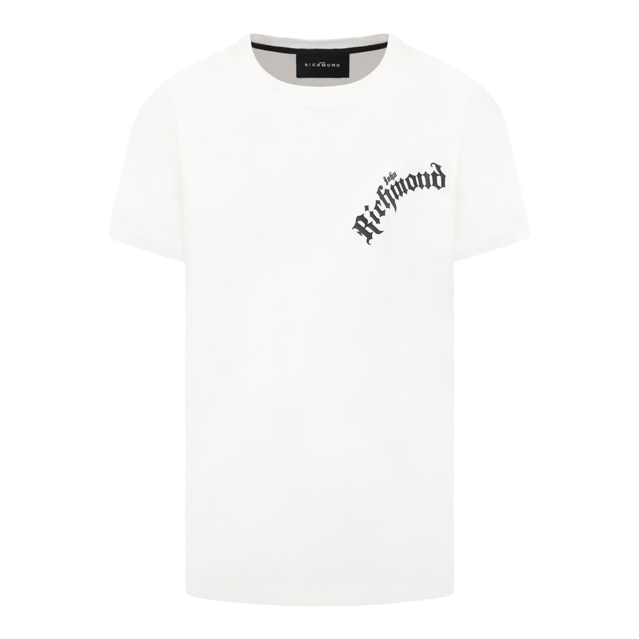 John Richmond T-Shirt Girocollo Tinta Unita con Stampa per Neonato RBP25057TSN BIANCO JOHN RICHMOND 
