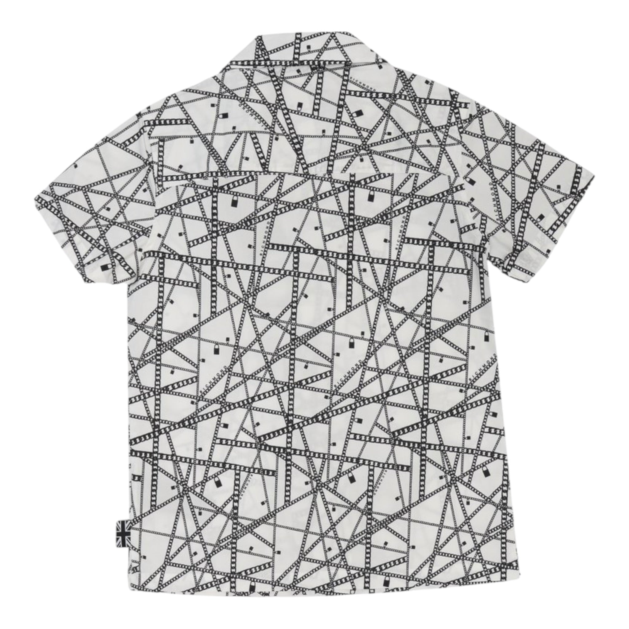 John Richmond Camicia Tinta Unita con Fantasia per Neonato RBP25093CANXX BIANCO JOHN RICHMOND 