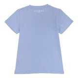 John Richmond T-Shirt Girocollo Tinta Unita con Stampa per Bambino RBP25117TS AZZURRO JOHN RICHMOND 