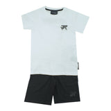 John Richmond Completo 2 Pezzi T-Shirt-Bermuda Tinta Unita per Neonato RBP25134CJX BIANCO/NERO JOHN RICHMOND 