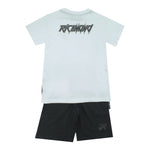 John Richmond Completo 2 Pezzi T-Shirt-Bermuda Tinta Unita per Neonato RBP25134CJX BIANCO/NERO JOHN RICHMOND 