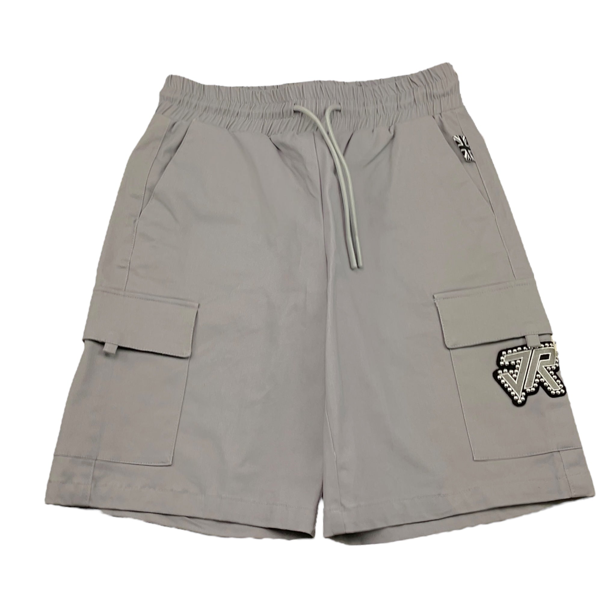 John Richmond Bermuda Tinta Unita con Elastico In Vita per Bambino RBP25144BE GRIGIO JOHN RICHMOND 