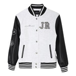 John Richmond Giubbino Modello College Tinta Unita con Maniche In Contrasto per Neonato RBP25176GBN GRIGIO JOHN RICHMOND 
