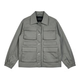 John Richmond Giubbino Tinta Unita con Bottoni per Bambino RBP26036GB GRIGIO JOHN RICHMOND 