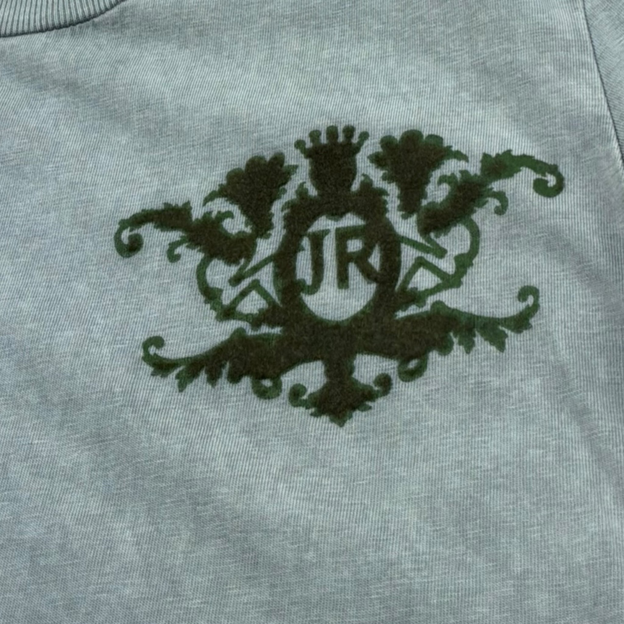 John Richmond T-Shirt Girocollo Tinta Unita con Stampa per Bambino RBP26149TS VERDE JOHN RICHMOND 