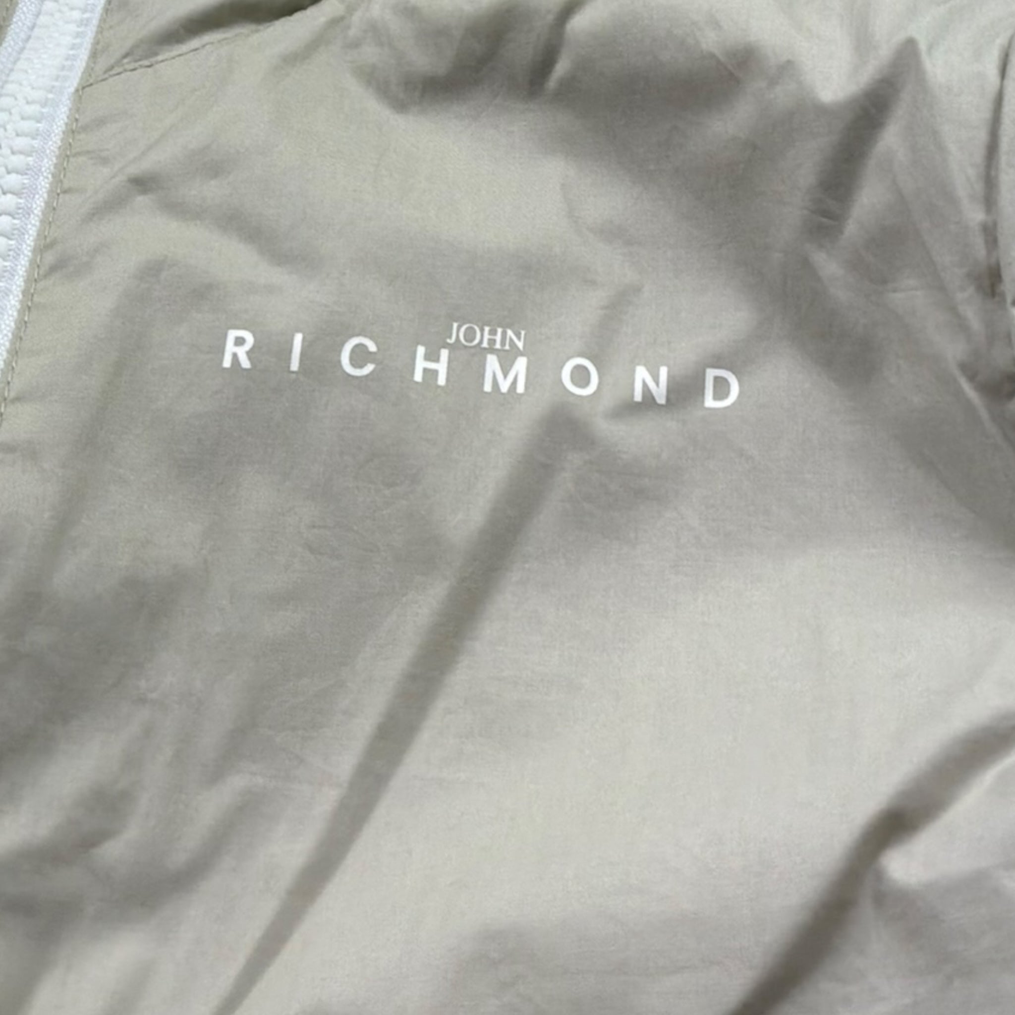 John Richmond Giubbino Tinta Unita con Cappuccio E Zip per Bambino RBP26186GB BEIGE JOHN RICHMOND 