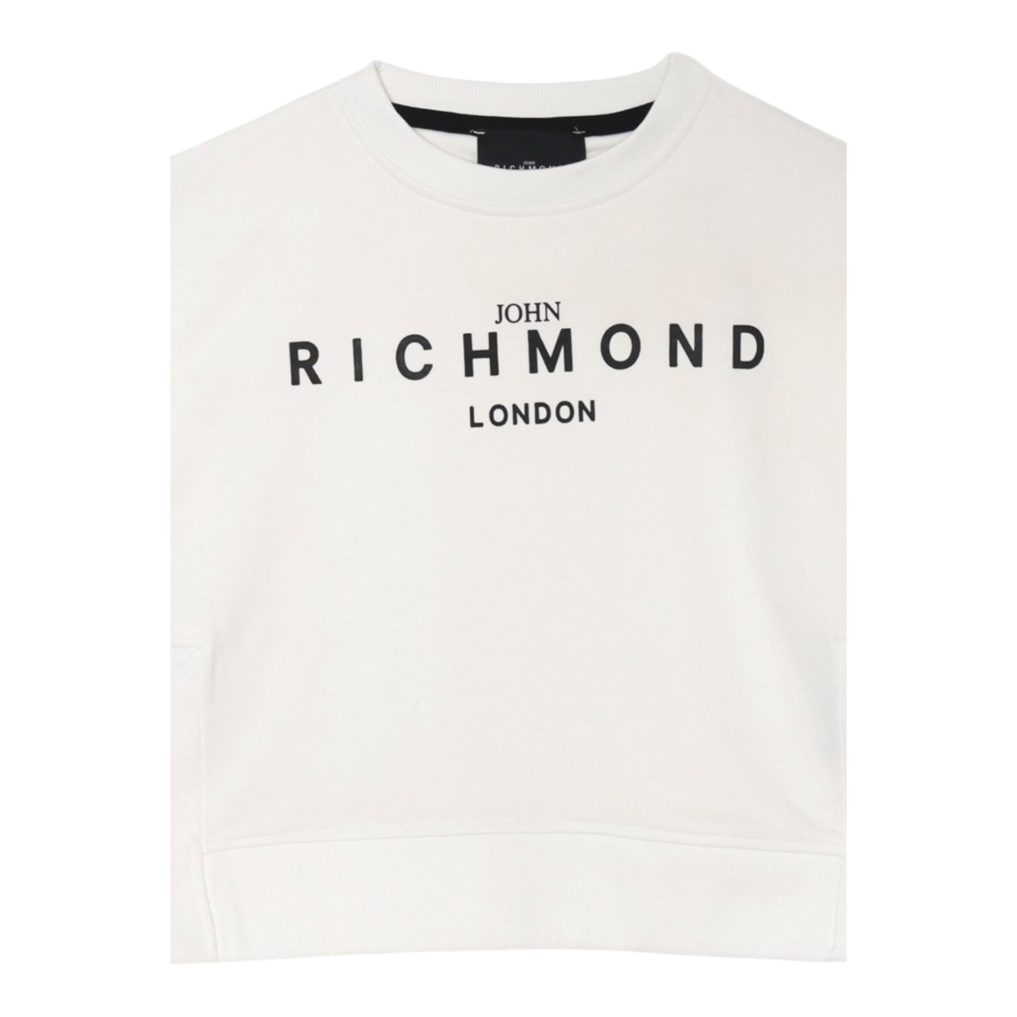 John Richmond Completo 2 Pezzi Felpa-Pantalone per Neonata RGP25004CF BIANCO/NERO JOHN RICHMOND 