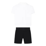 John Richmond Completo 2 Pezzi Polo-Bermuda Bicolore per Neonato RGP25006CJ BIANCO/NERO JOHN RICHMOND 