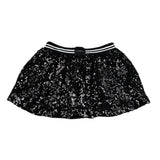 John Richmond Gonna Tinta Unita con Paillettes per Bambina RGP26054GO NERO JOHN RICHMOND 