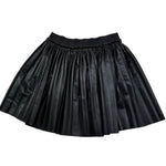 John Richmond Gonna Tinta Unita In Ecopelle per Bambina RGP26067GO NERO JOHN RICHMOND 