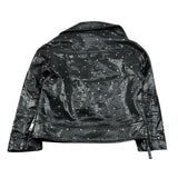 John Richmond Giubbino In Ecopelle con Borchie per Bambina RGP26106GB NERO JOHN RICHMOND 