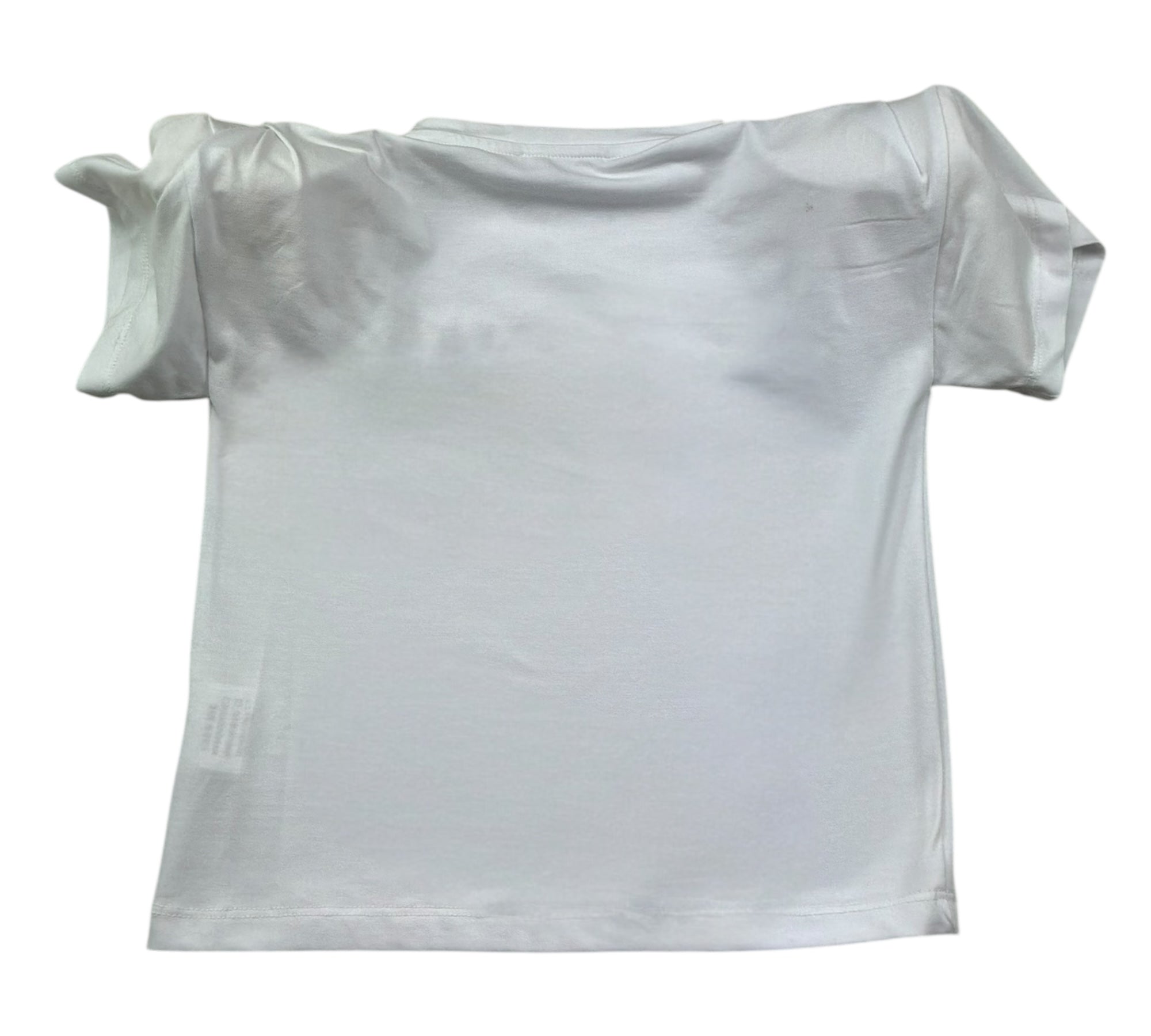 John Richmond T-Shirt Girocollo Tinta Unita con Logo per Bambina RGP26112TS BIANCO JOHN RICHMOND 