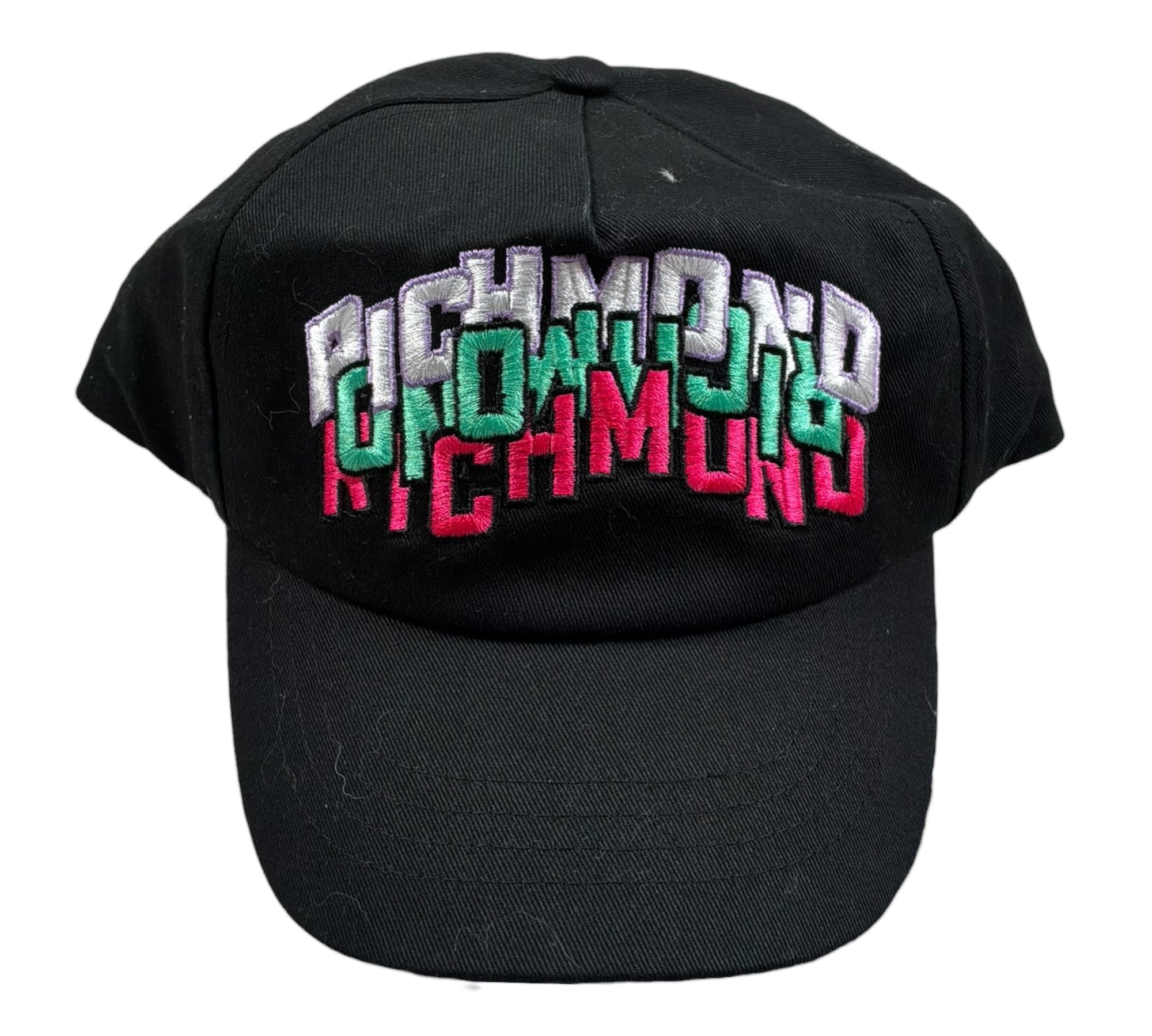 John Richmond Cappello con Visiera Tinta Unita con Logo per Bambina RGP26136BT NERO JOHN RICHMOND 