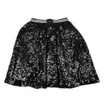 John Richmond Gonna Tinta Unita con Paillettes per Bambina RGP26195GO NERO JOHN RICHMOND 