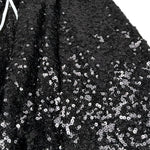 John Richmond Gonna Tinta Unita con Paillettes per Bambina RGP26195GO NERO JOHN RICHMOND 