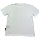 John Richmond T-Shirt Girocollo Tinta Unita con Brillantini per Bambina RGP26207TS BIANCO JOHN RICHMOND 