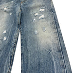 John Richmond Jeans Tinta Unita con Strappi per Bambina RGP26221JE AZZURRO JOHN RICHMOND 