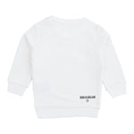 John Richmond Felpa Girocollo Tinta Unita con Stampa per Neonato RIA24035FE BIANCO JOHN RICHMOND 