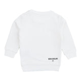 John Richmond Felpa Girocollo Tinta Unita con Stampa per Neonato RIA24035FE BIANCO JOHN RICHMOND 