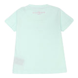 John Richmond T-Shirt Girocollo tinta unita con Stampa Verde Acqua per Neonata RIP25002TSS VERDE ACQUA JOHN RICHMOND 