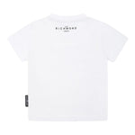 John Richmond T-Shirt Girocollo Tinta Unita con Stampa per Neonato RIP25014TSXXX BIANCO JOHN RICHMOND 