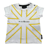 John Richmond T-Shirt Girocollo Tinta Unita con Stampa per Neonato RIP25077TS BIANCO JOHN RICHMOND 