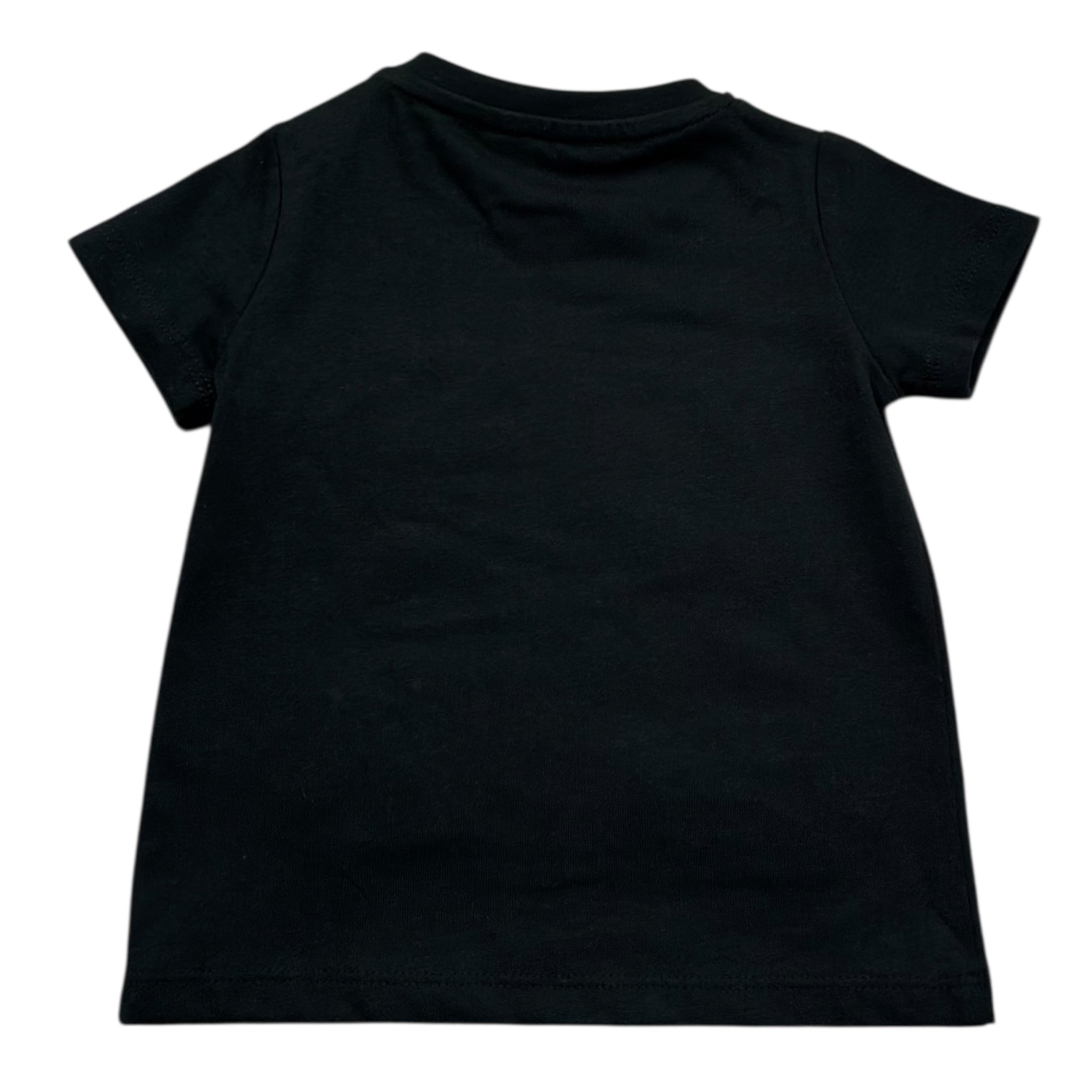 John Richmond T-Shirt Girocollo Tinta Unita con Logo per Neonato RIP26015TS NERO JOHN RICHMOND 