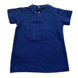 John Richmond T-Shirt Girocollo Tinta Unita con Logo per Neonato RIP26017TS BLU JOHN RICHMOND 
