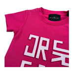 John Richmond T-Shirt Girocollo Tinta Unita con Logo per Neonata RIP26026TS FUXIA JOHN RICHMOND 