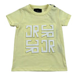John Richmond T-Shirt Girocollo Tinta Unita con Logo per Neonato RIP26026TSO GIALLO JOHN RICHMOND 